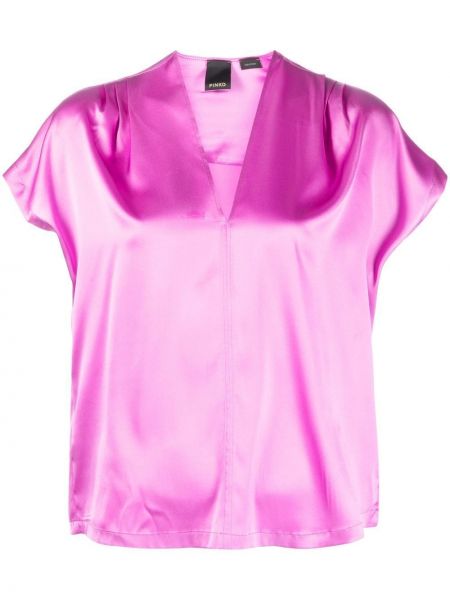 Kort blus Pinko rosa