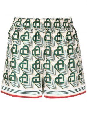 Hodvábne šortky so srdiečkami Casablanca