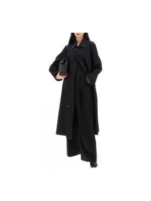 Płaszcz bawełniany Maison Margiela czarny