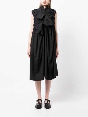 Sukienka z kokardką bawełniana Comme Des Garçons Tao czarna