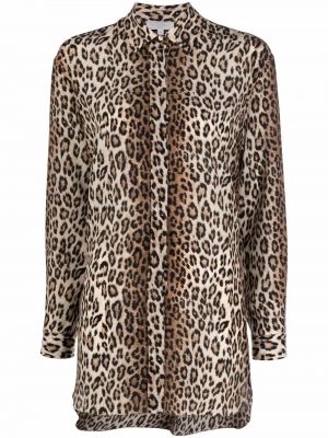 Camisa con estampado leopardo Antonelli