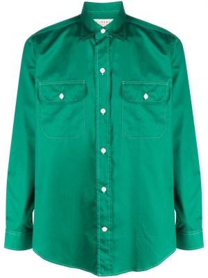 Bavlnená košeľa Fursac zelená
