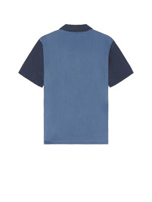 Camisa de tela jersey Bound azul