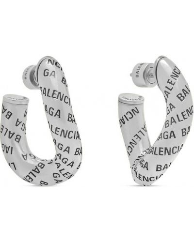 Ohrring mit print Balenciaga