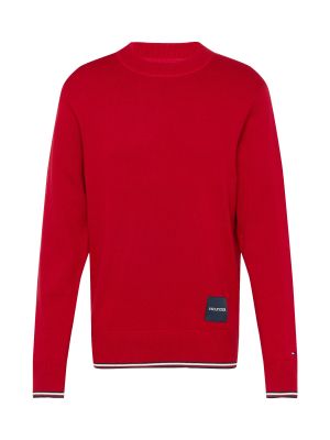 Zīda garš džemperis Tommy Hilfiger sarkans