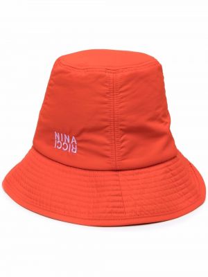 Sombrero con bordado Nina Ricci naranja