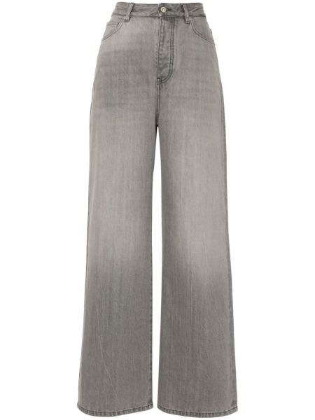 High waist jeans ausgestellt Loewe grau