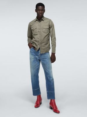 Koszula jeansowa z długim rękawem Saint Laurent