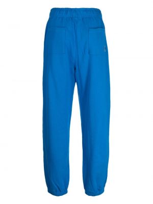 Kokvilnas treniņtērpa bikses ar apdruku Icecream zils