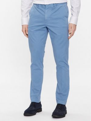 Pantaloni chino slim fit Boss albastru