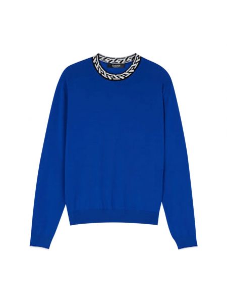Niebieski sweter Versace