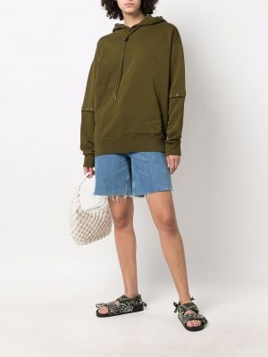 Bluza z kapturem Camper zielona