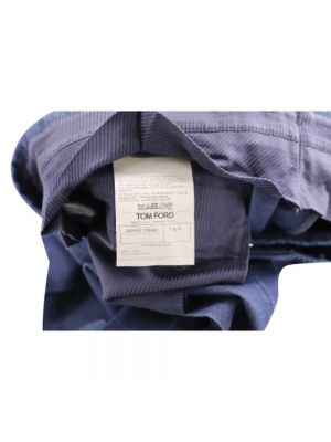 Pantalones de algodón Tom Ford Pre-owned azul