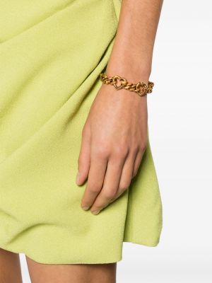 Bracelet de motif coeur Versace doré