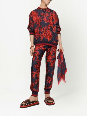 Seiden sweatshirt mit print Dolce & Gabbana