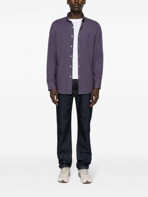 Karierte hemd aus baumwoll Polo Ralph Lauren lila