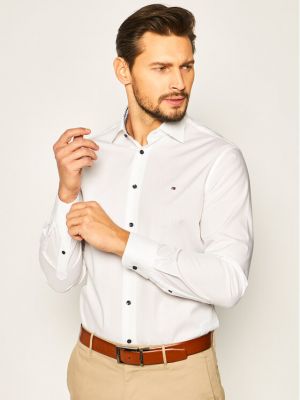 Marškiniai Tommy Hilfiger Tailored balta