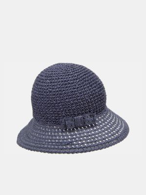 Шляпа с бантом Seeberger синяя