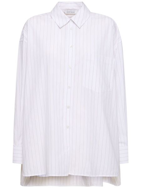 Bavlnená košeľa Anine Bing biela