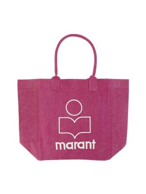 Shopper handtasche mit taschen Isabel Marant pink