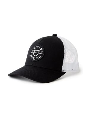 Καπέλο από διχτυωτό Brixton μαύρο