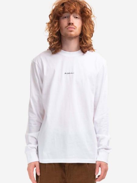 Μακρυμάνικη μακρυμάνικη μπλούζα Han Kjøbenhavn λευκό