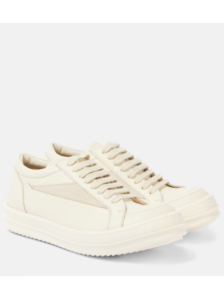 Læder sneakers Rick Owens hvid