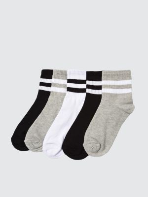 Pletené ponožky Trendyol černé