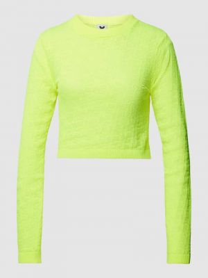 Dzianinowy sweter Karo Kauer żółty