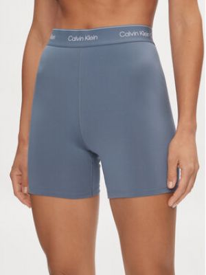Slim fit cyklistické šortky Calvin Klein Performance modré