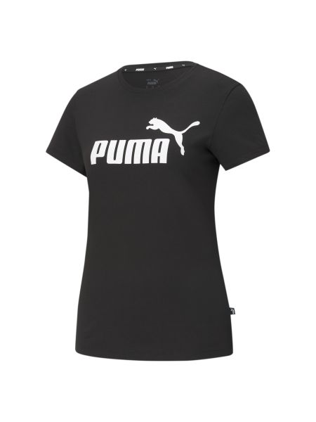 Чорна блуза з коротким рукавом Puma