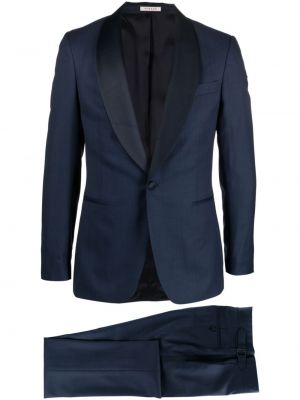 Gyapjú öltöny Fursac kék