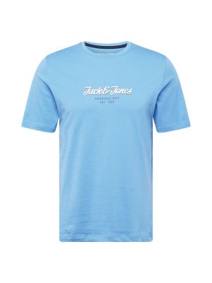 Тениска Jack & Jones синьо