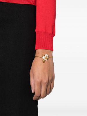 Bracelet à imprimé de motif coeur Vivienne Westwood doré