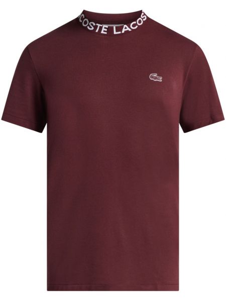 T-shirt Lacoste rød