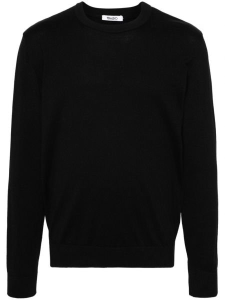 Sweter bawełniany Eraldo czarny
