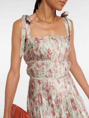 Rochie lunga cu model paisley plisată Polo Ralph Lauren