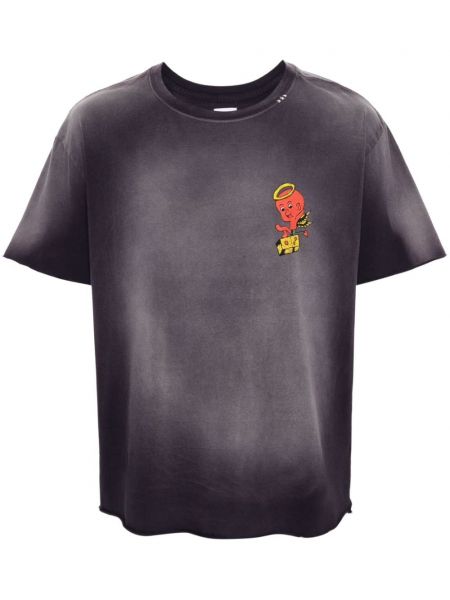 Βαμβακερή μπλούζα με σχέδιο Alchemist μωβ