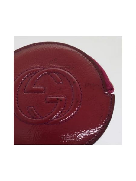 Kopertówka skórzana Gucci Vintage czerwona