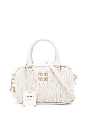 Shoppingbag Miu Miu hvit