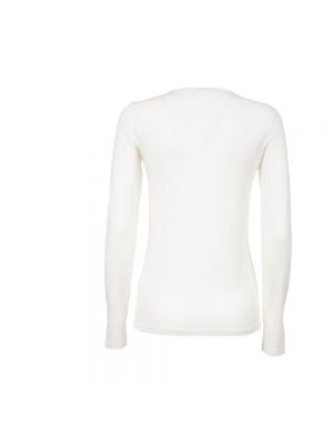 Camiseta de manga larga Le Tricot Perugia blanco