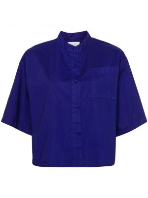 Medvilninė marškiniai Forte_forte violetinė