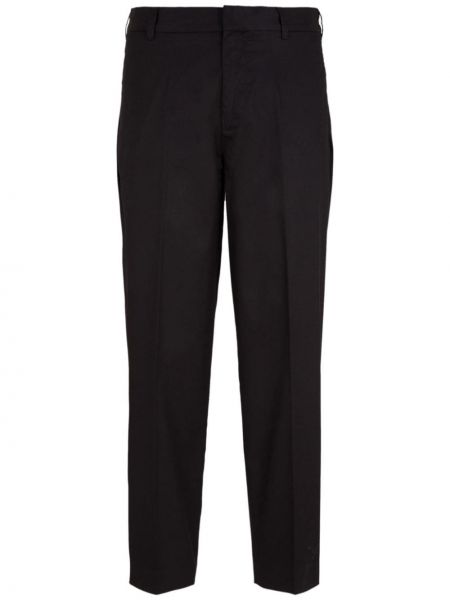 Pantalon en coton Emporio Armani noir