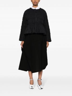 Asymetrické vlněné sukně Comme Des Garçons černé