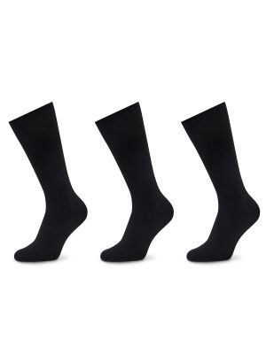 Ψηλές κάλτσες Hugo μαύρο