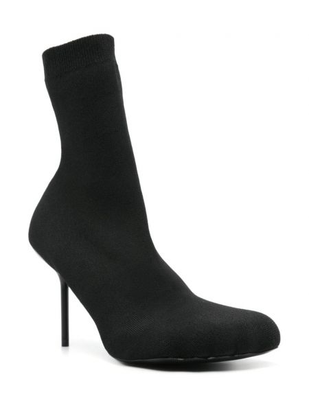 Ankle boots en tricot Balenciaga noir