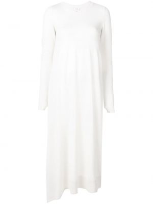 Φόρεμα με στρογγυλή λαιμόκοψη Barrie λευκό