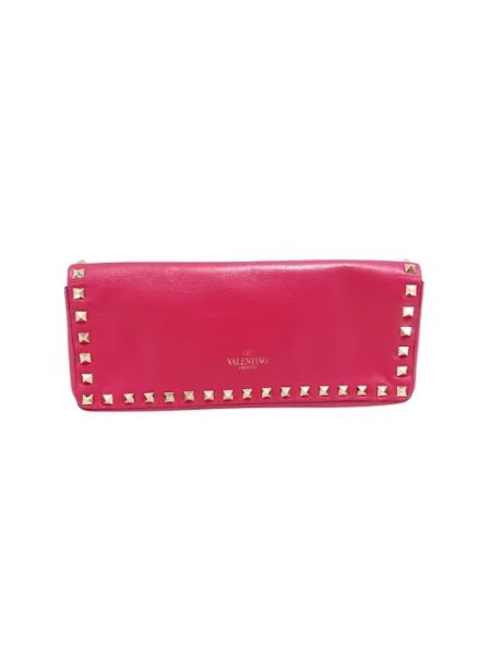 Leder clutch Valentino Vintage pink