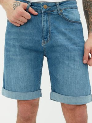 Džínsové šortky Trendyol modrá