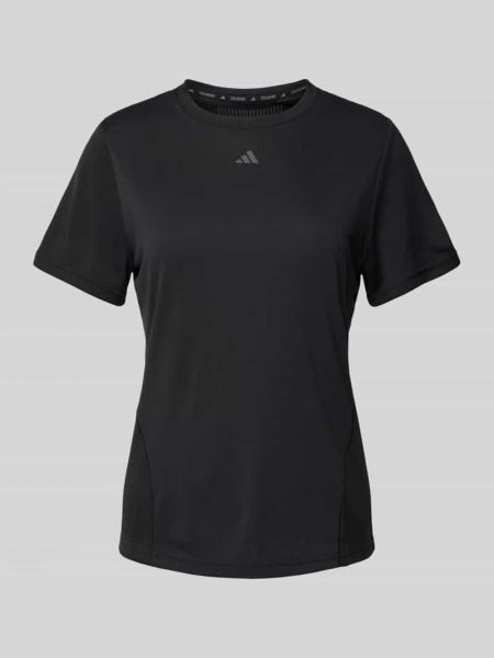 Koszulka w jednolitym kolorze Adidas Training czarna